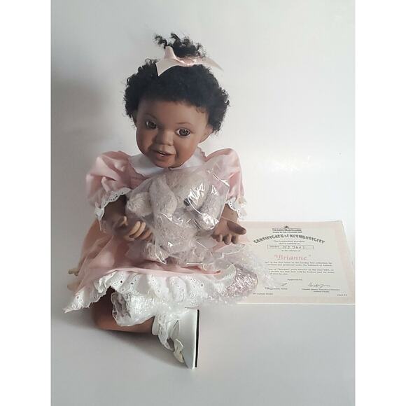 The Ashton-Drake Galleries "Brianne" Sunday Best Collection porcelain baby dolls - Picture 1 of 8